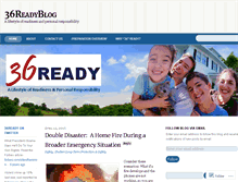 Tablet Screenshot of 36readyblog.com